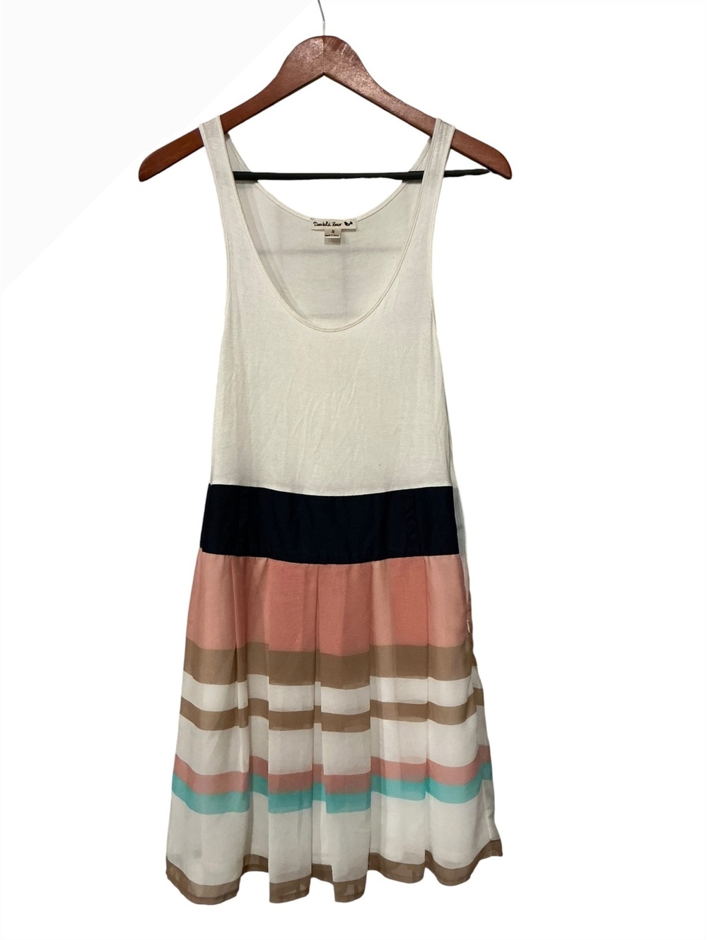 Double Zero Women's Sleeveless Color Block Dress Size S